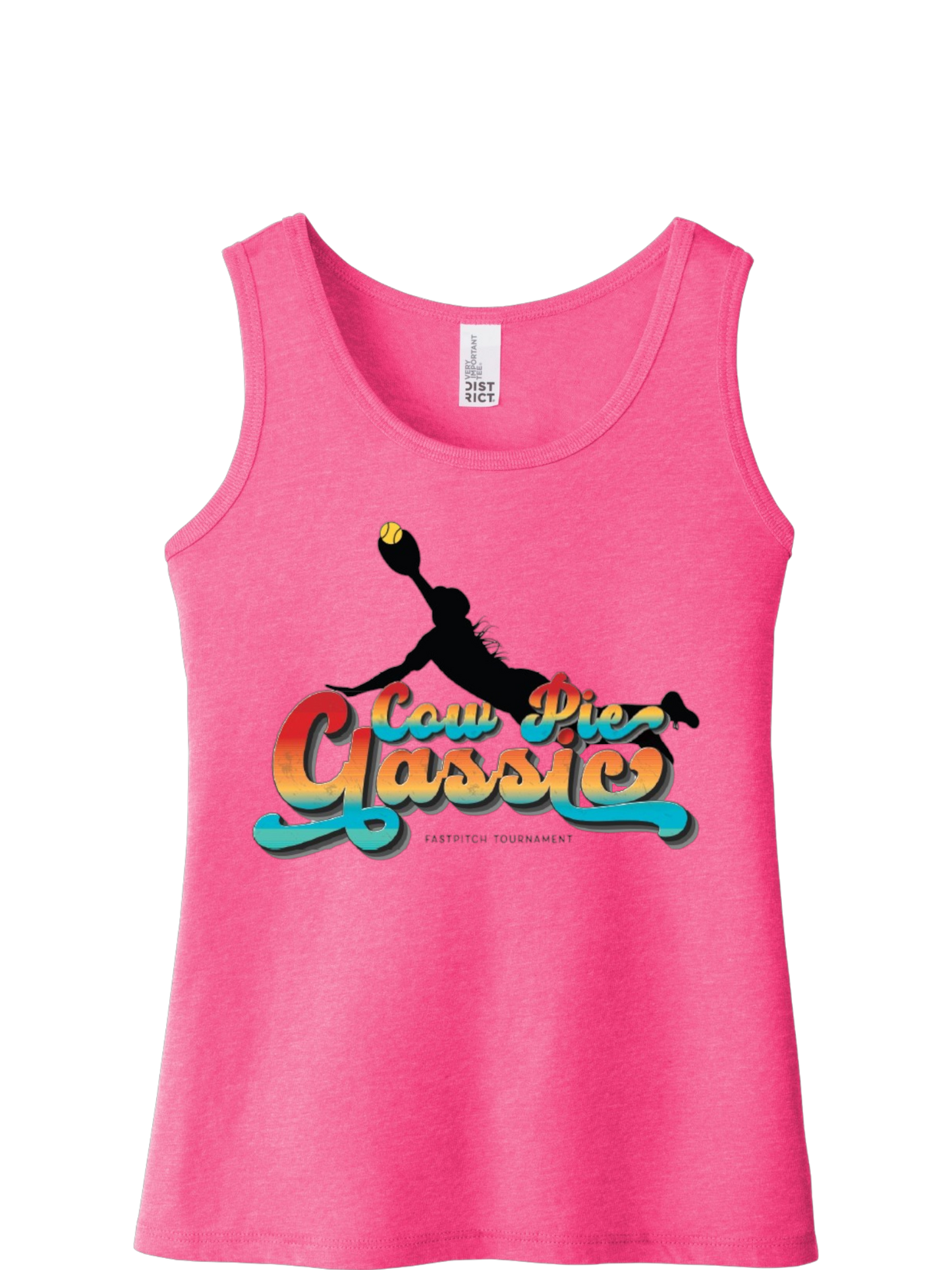 Ladies + Girls Cow Pie Classic Tank Tops