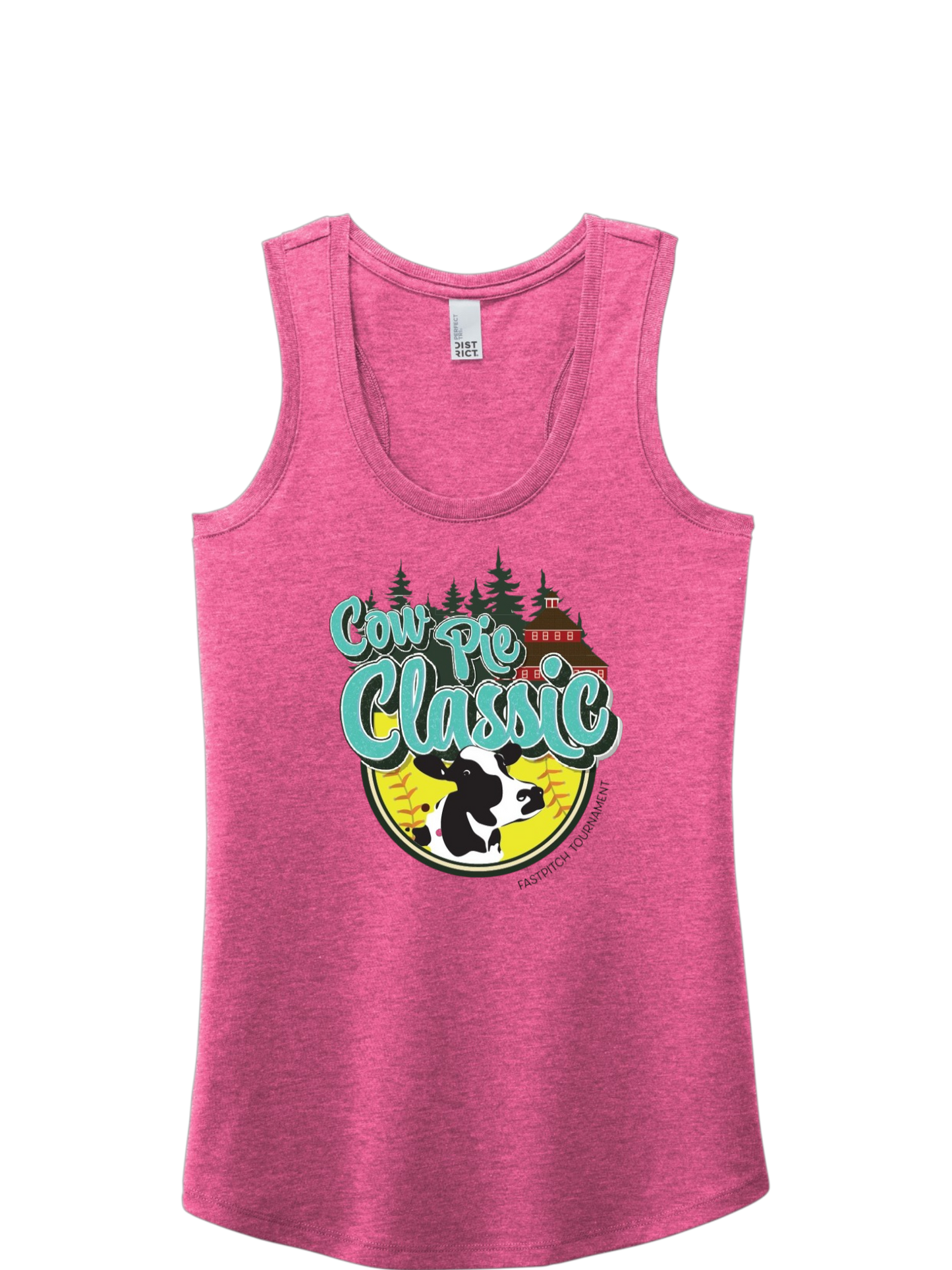 Ladies + Girls Cow Pie Classic Tank Tops