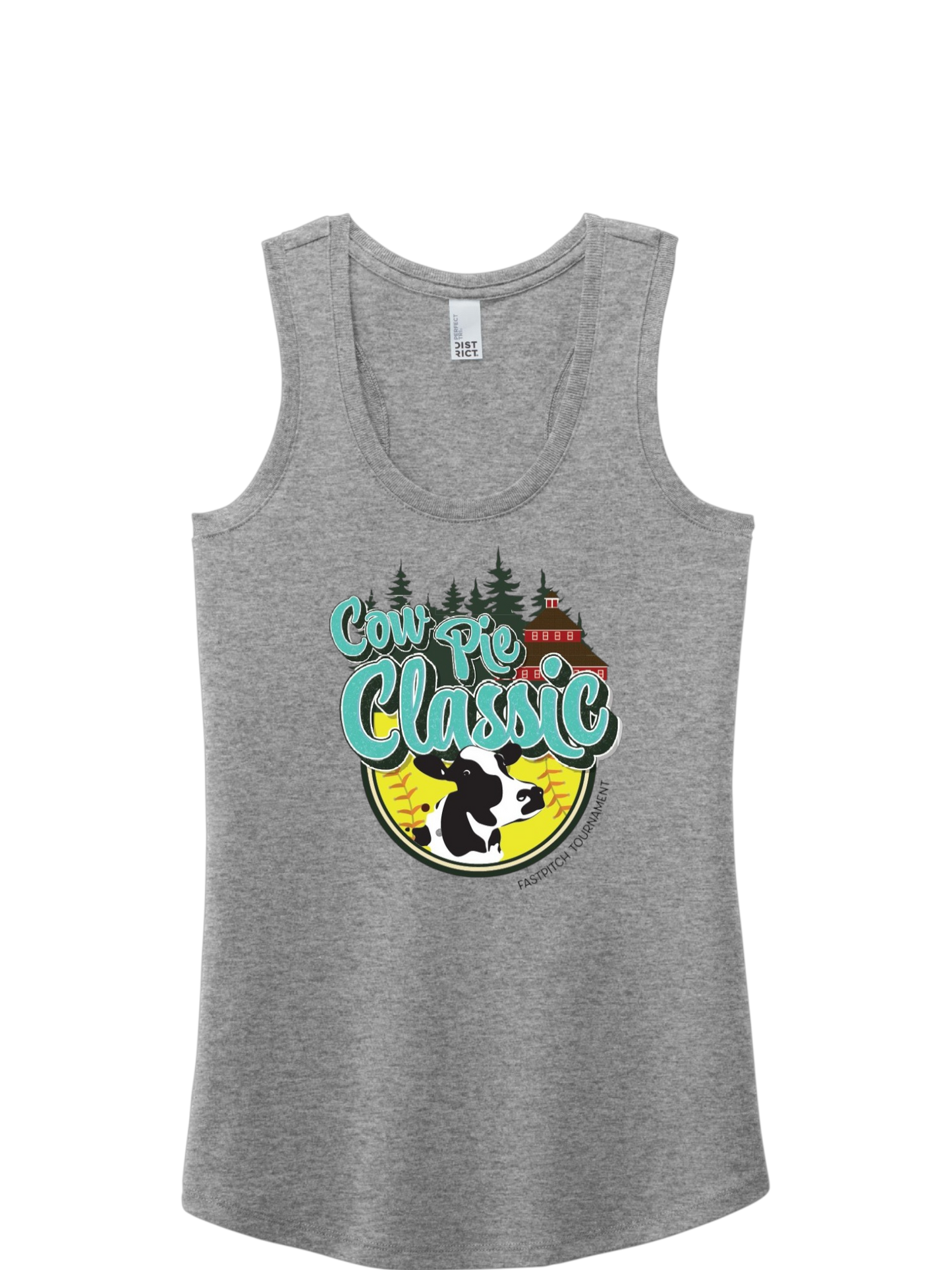 Ladies + Girls Cow Pie Classic Tank Tops