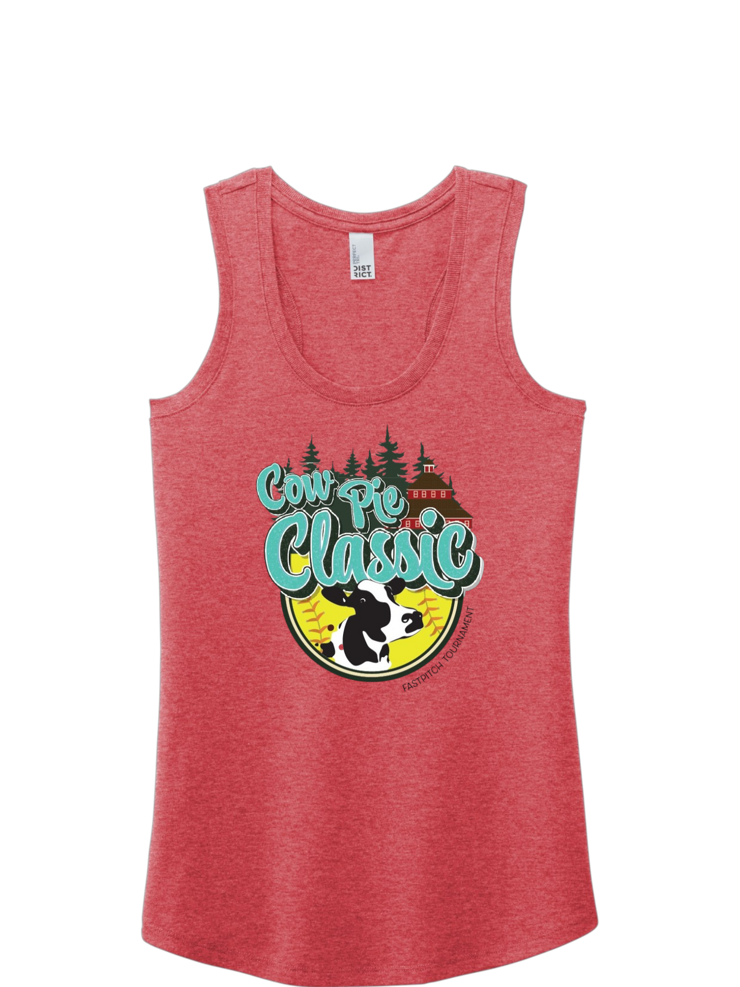 Ladies + Girls Cow Pie Classic Tank Tops