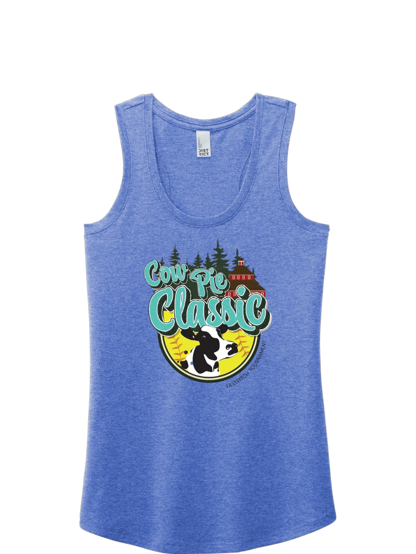 Ladies + Girls Cow Pie Classic Tank Tops