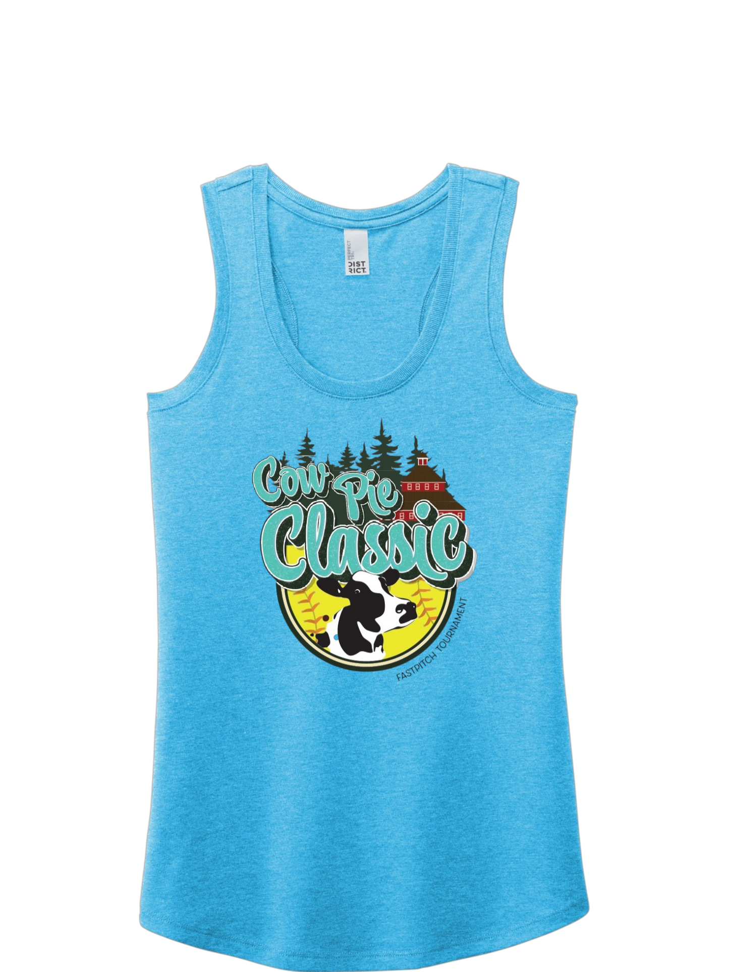 Ladies + Girls Cow Pie Classic Tank Tops