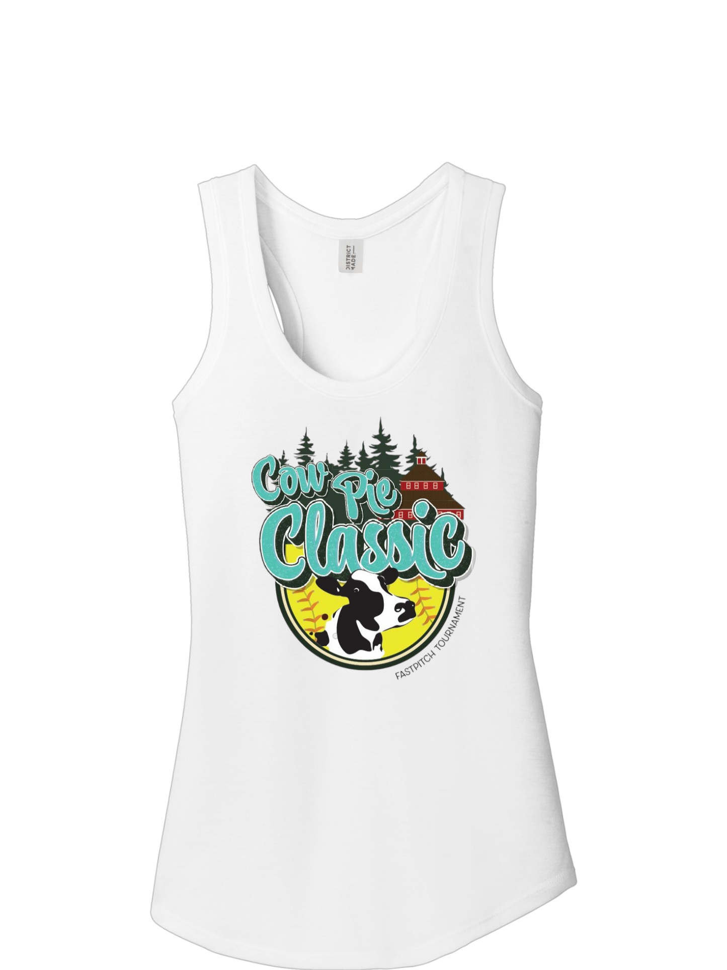 Ladies + Girls Cow Pie Classic Tank Tops