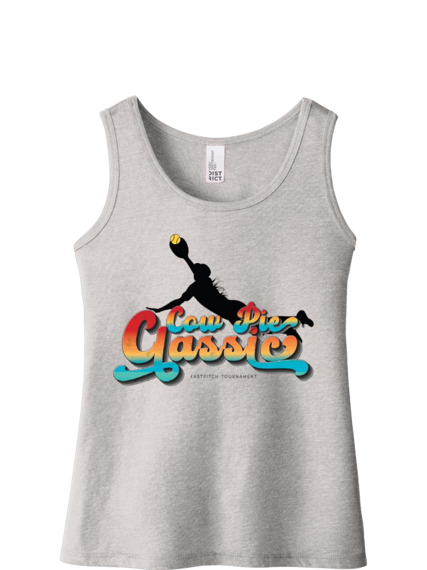 Ladies + Girls Cow Pie Classic Tank Tops