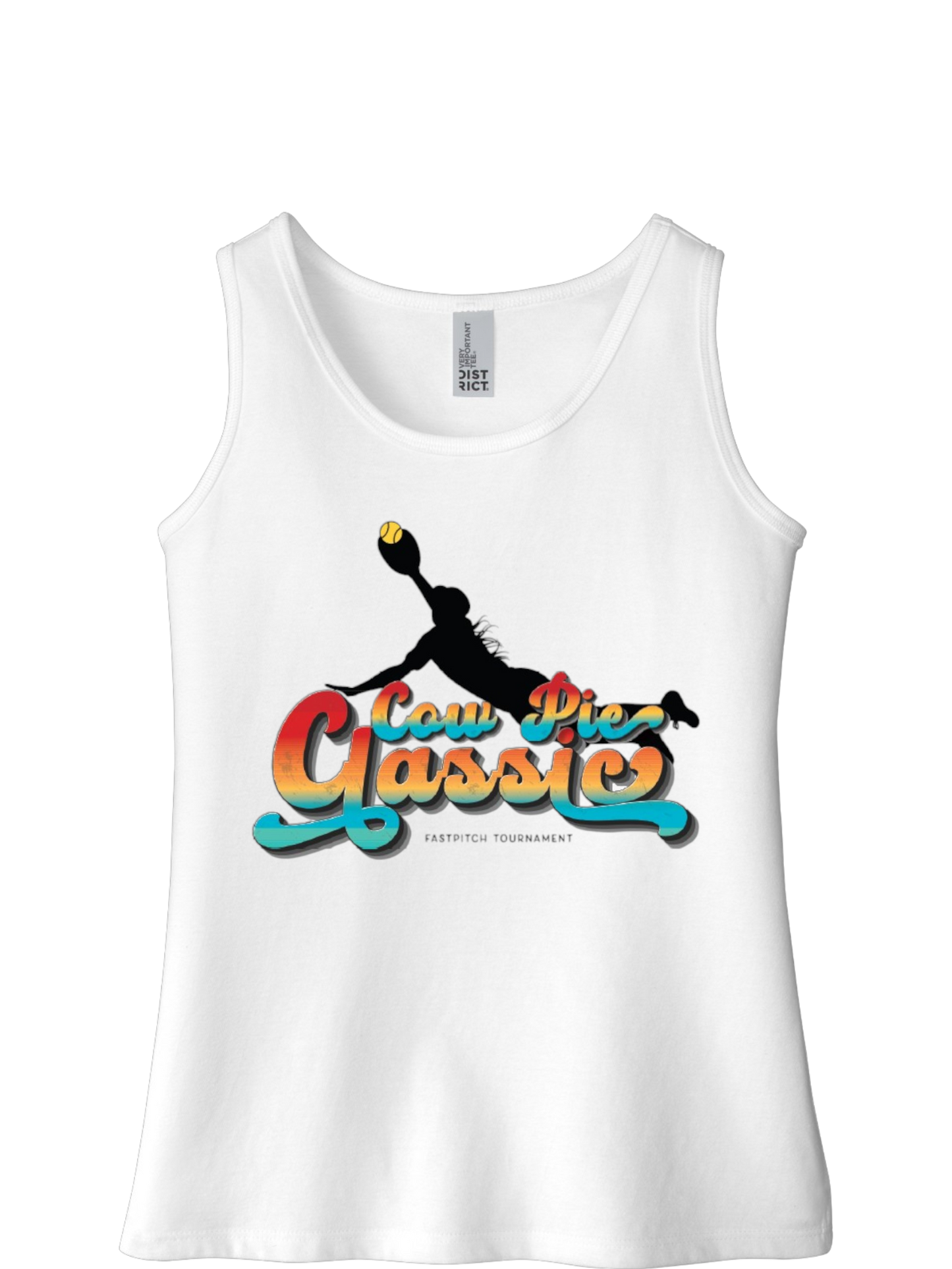 Ladies + Girls Cow Pie Classic Tank Tops